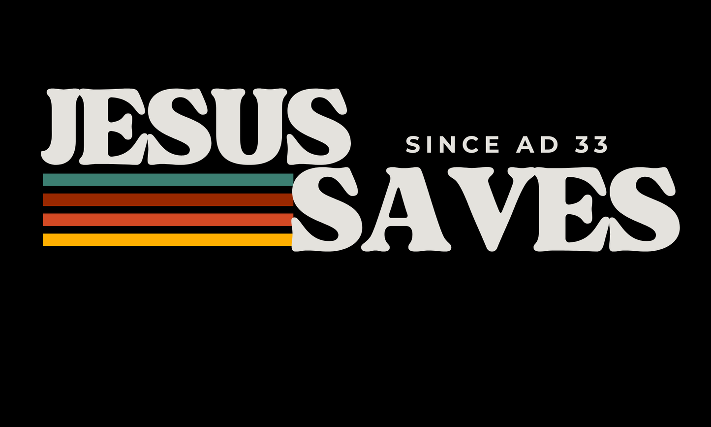 Jesus Saves Retro T-Shirt