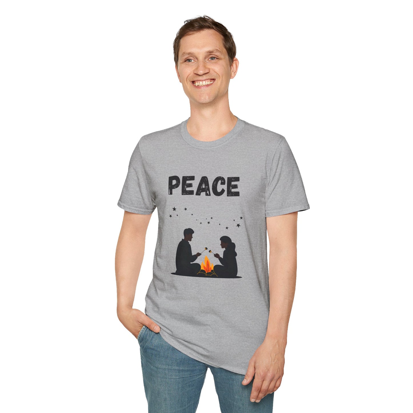 Peace—Campfire (Couple) T-Shirt