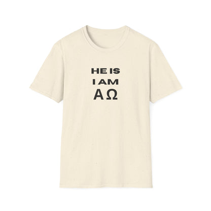 He Is I AM Alpha Omega T-Shirt