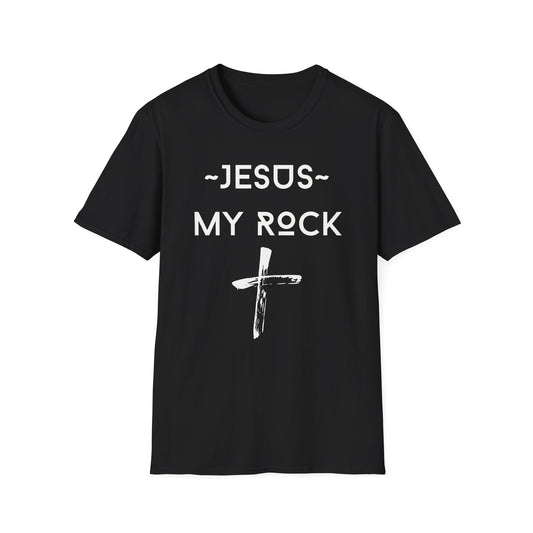 Jesus My Rock Cross T-Shirt
