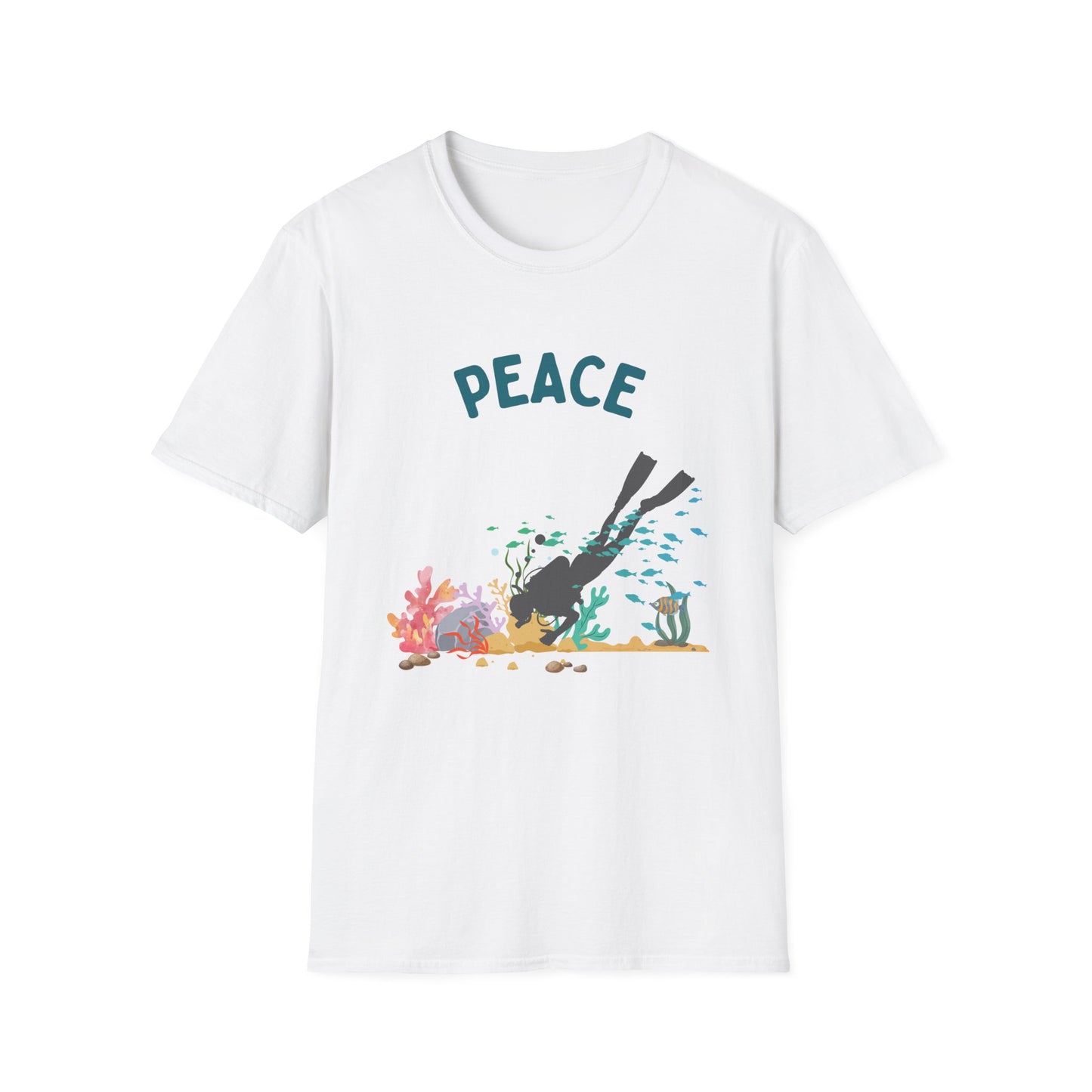 Peace—Scuba Diving (color )T-Shirt