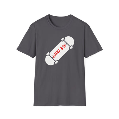 John 3:16 Skateboard T-Shirt