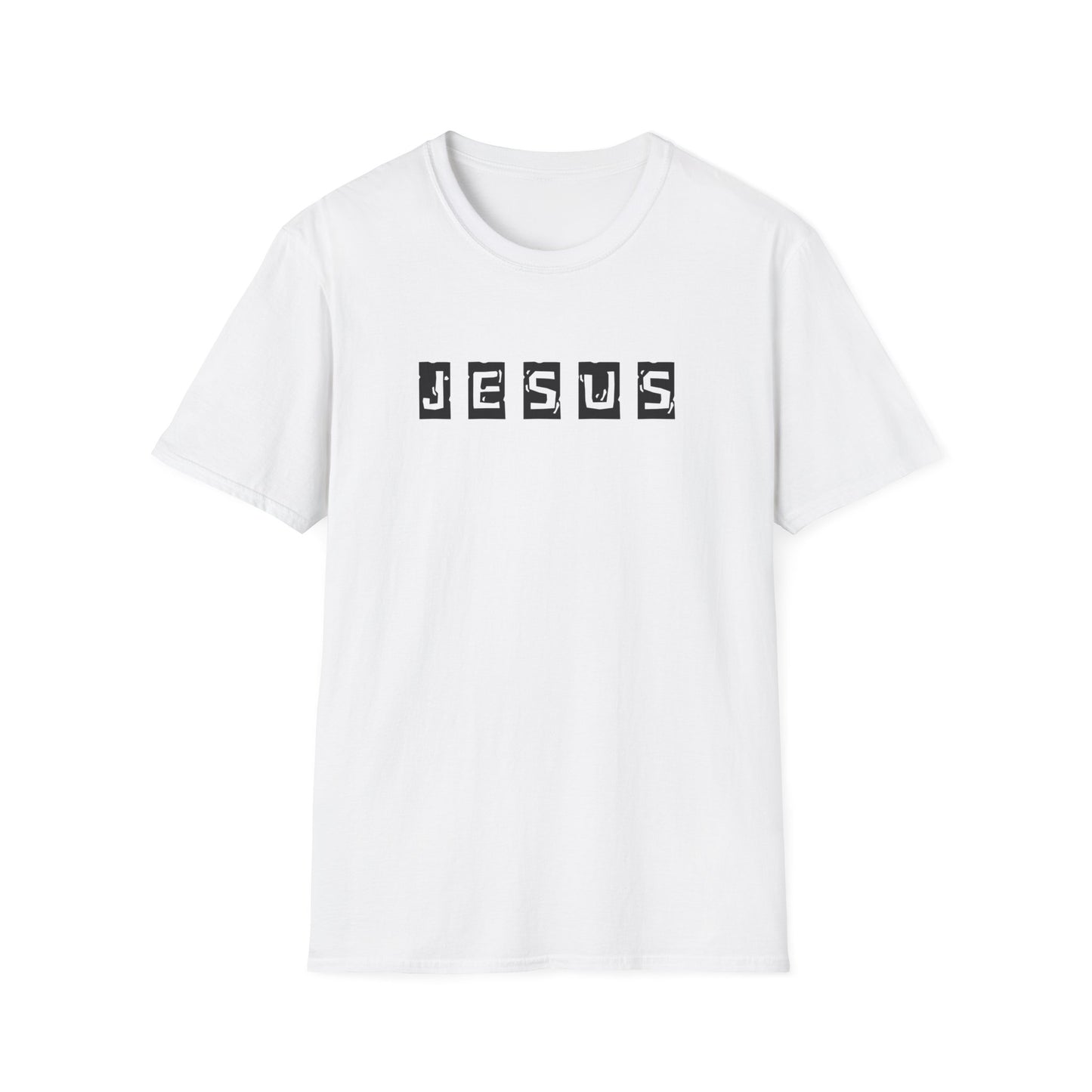Jesus Box Font T-Shirt