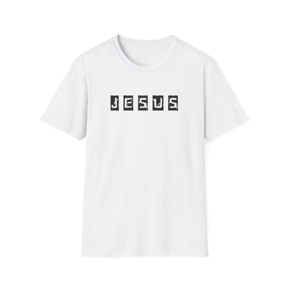Jesus Box Font T-Shirt