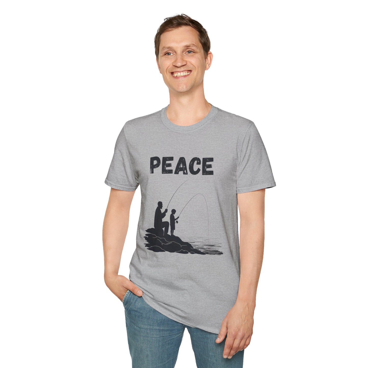 Peace — Fishing T-Shirt