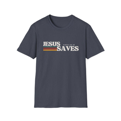 Jesus Saves Retro T-Shirt