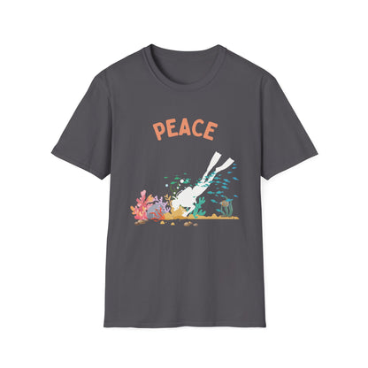 Peace—Scuba Diving (color )T-Shirt