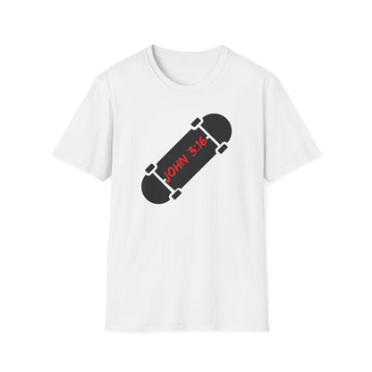 John 3:16 Skateboard T-Shirt