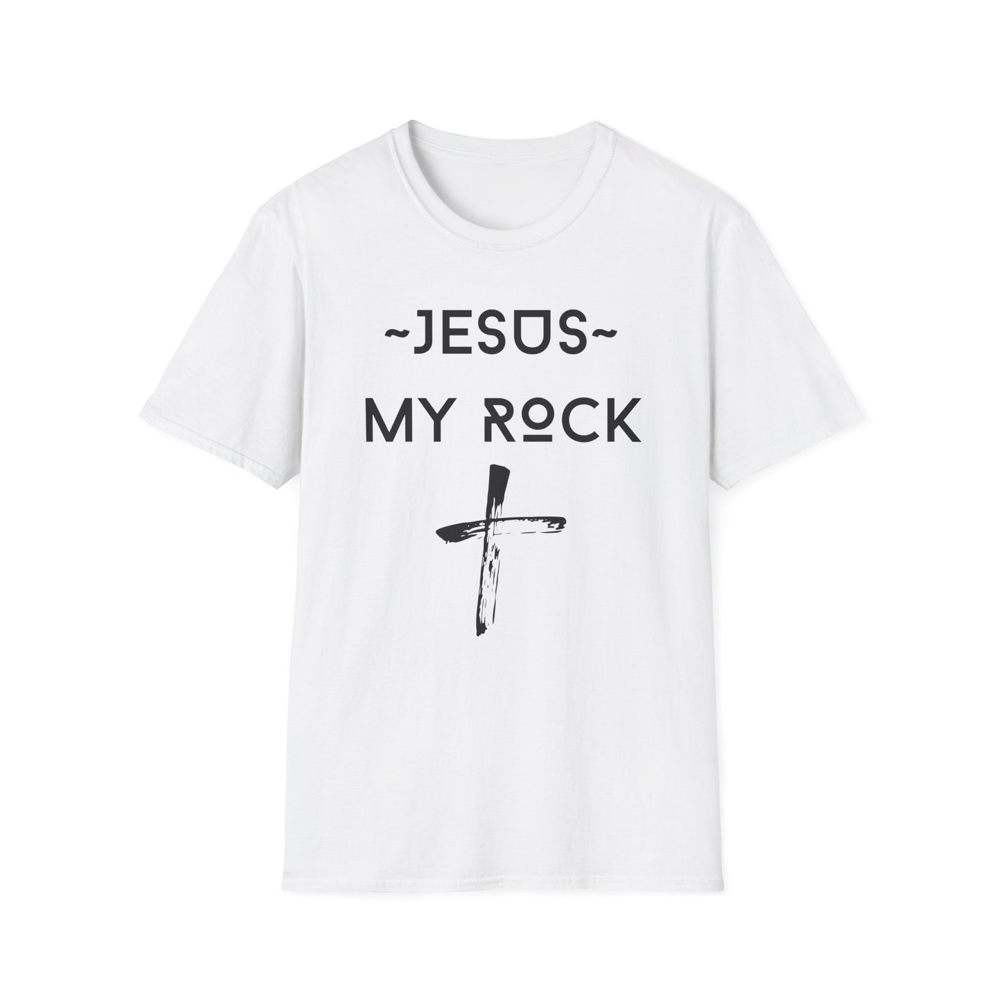 Jesus My Rock Cross T-Shirt