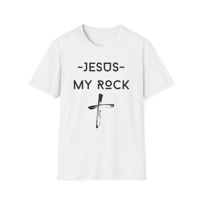 Jesus My Rock Cross T-Shirt