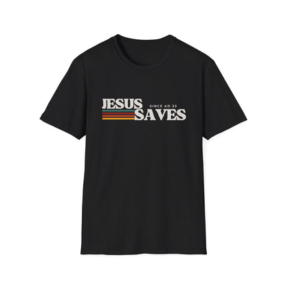 Jesus Saves Retro T-Shirt