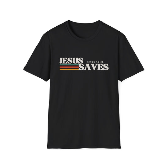 Jesus Saves Retro T-Shirt