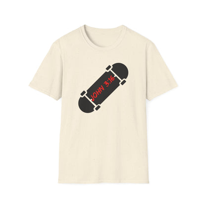 John 3:16 Skateboard T-Shirt