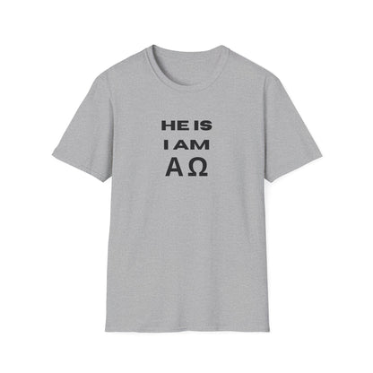 He Is I AM Alpha Omega T-Shirt