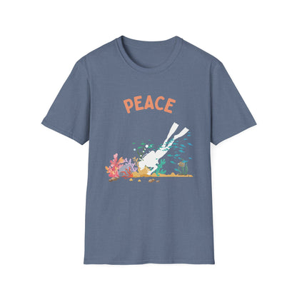 Peace—Scuba Diving (color )T-Shirt