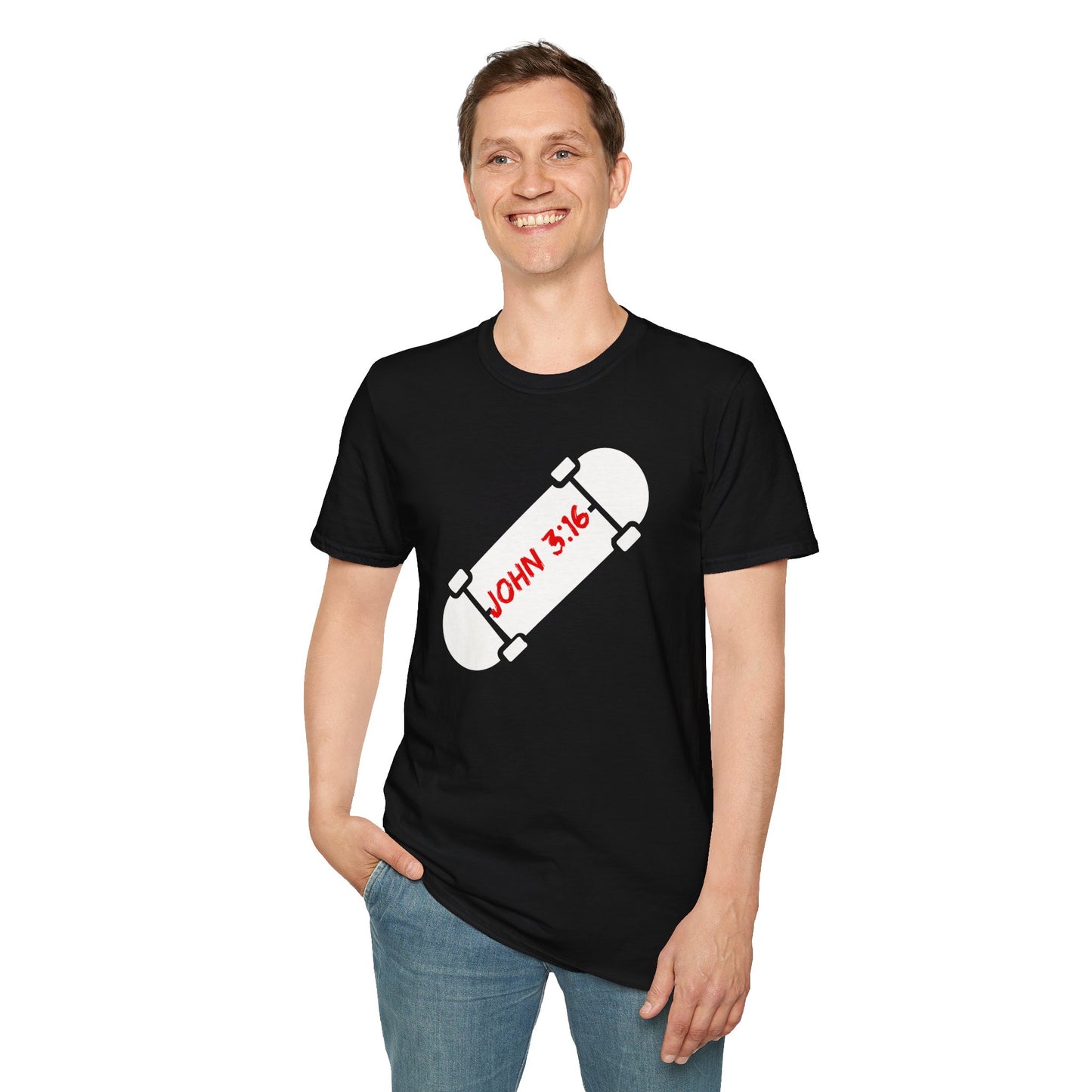 John 3:16 Skateboard T-Shirt