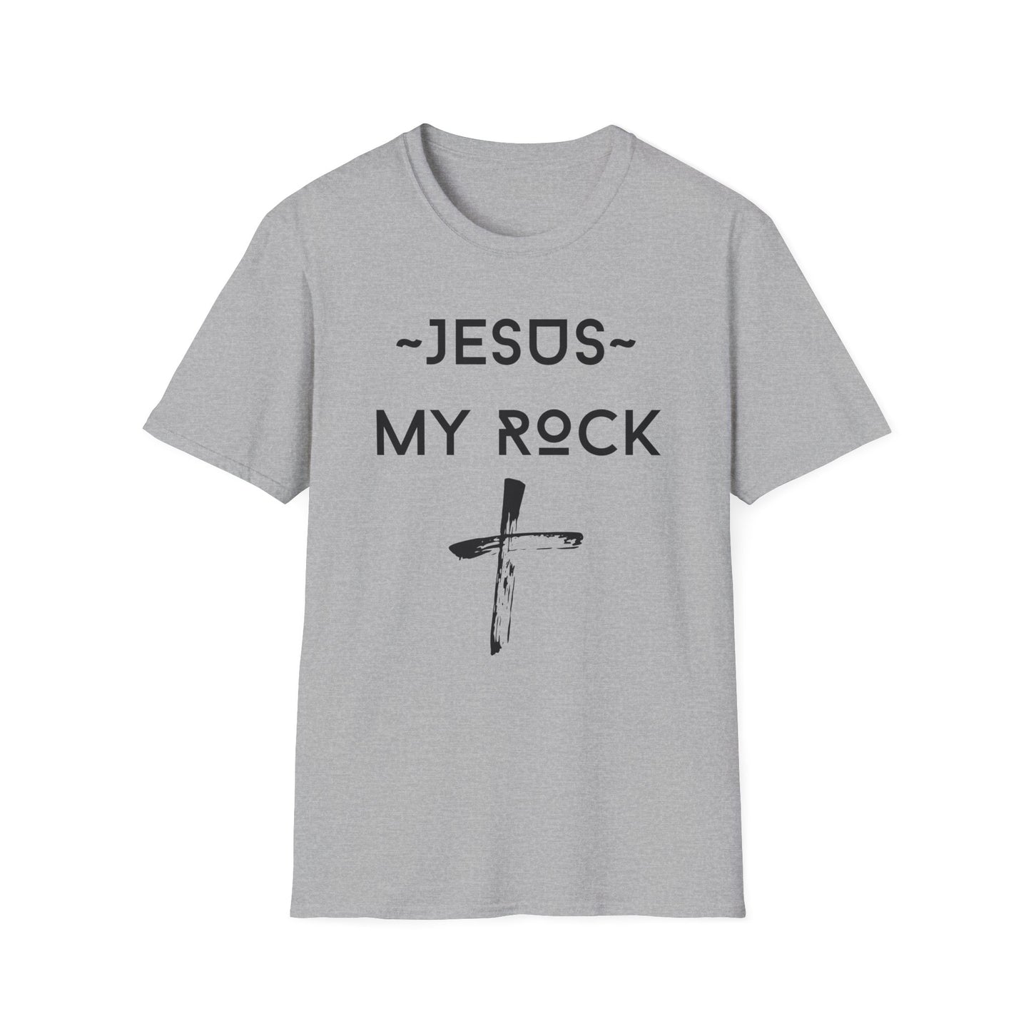 Jesus My Rock Cross T-Shirt