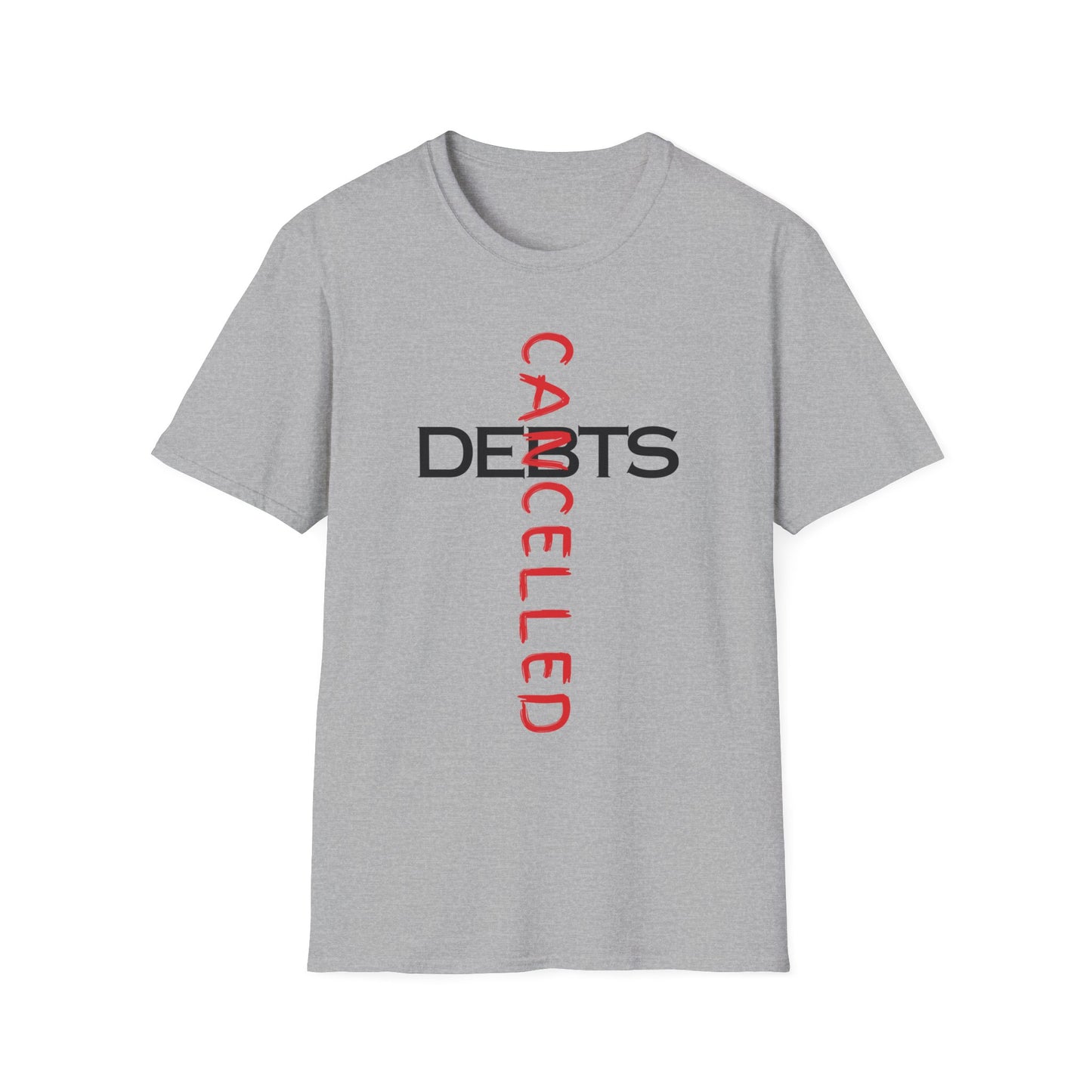 Cancelled DEBTS Cross T-Shirt