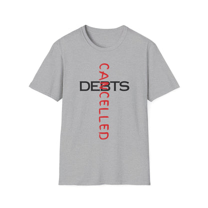 Cancelled DEBTS Cross T-Shirt