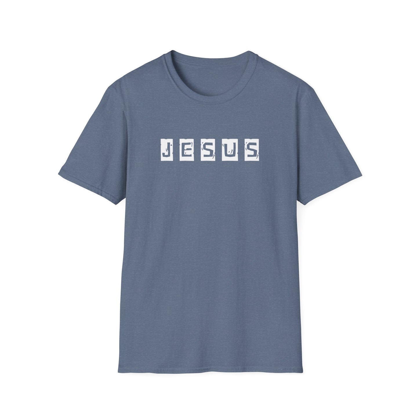 Jesus Box Font T-Shirt