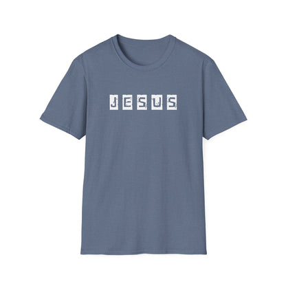 Jesus Box Font T-Shirt