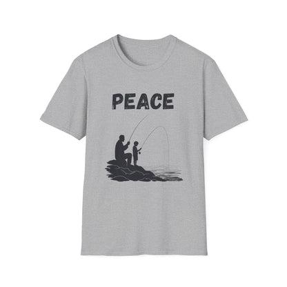 Peace — Fishing T-Shirt