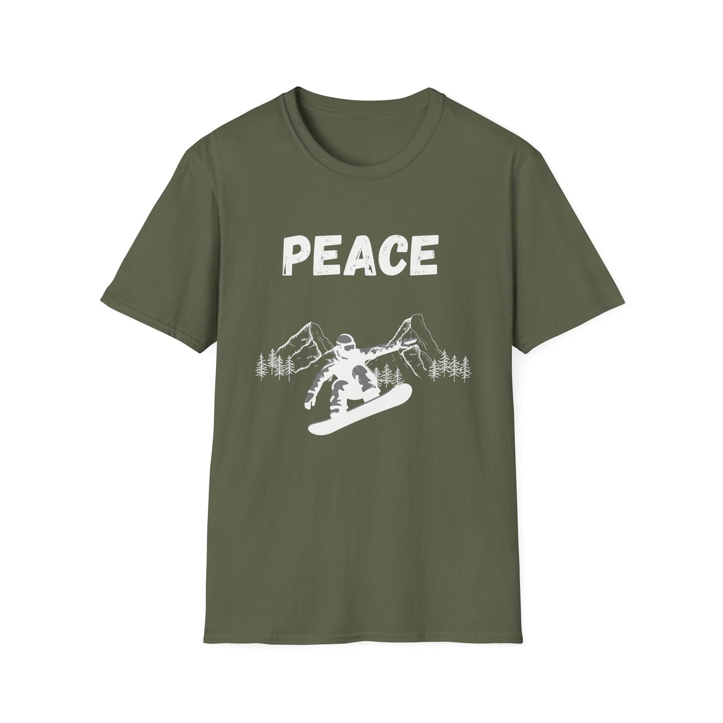 Peace—Snowboarding T-Shirt
