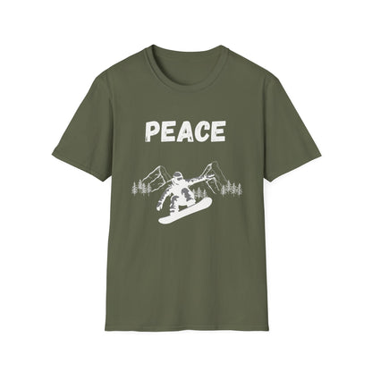Peace—Snowboarding T-Shirt