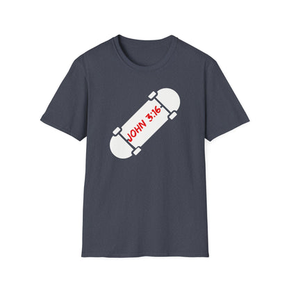 John 3:16 Skateboard T-Shirt