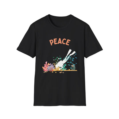 Peace—Scuba Diving (color )T-Shirt