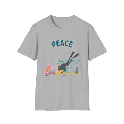 Peace—Scuba Diving (color )T-Shirt