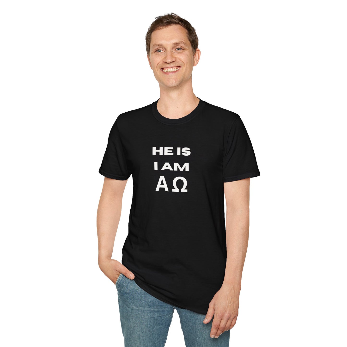 He Is I AM Alpha Omega T-Shirt