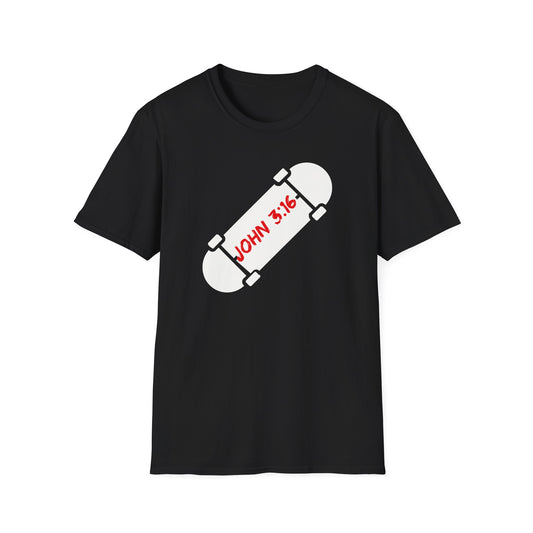 John 3:16 Skateboard T-Shirt