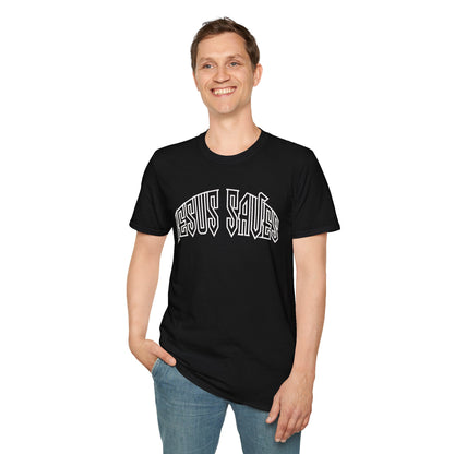 Jesus Saves Warp T-Shirt
