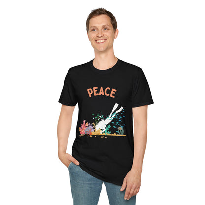 Peace—Scuba Diving (color )T-Shirt