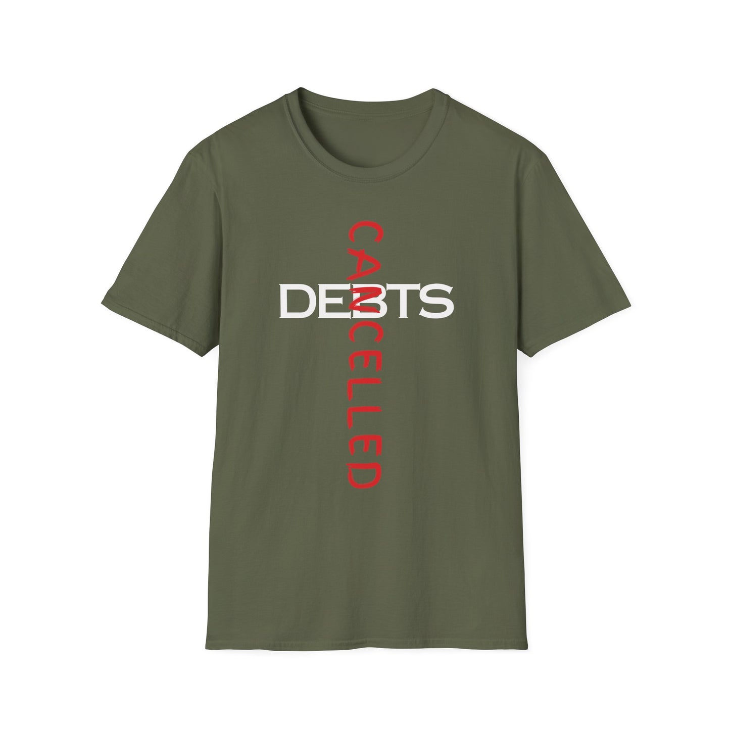 Cancelled DEBTS Cross T-Shirt