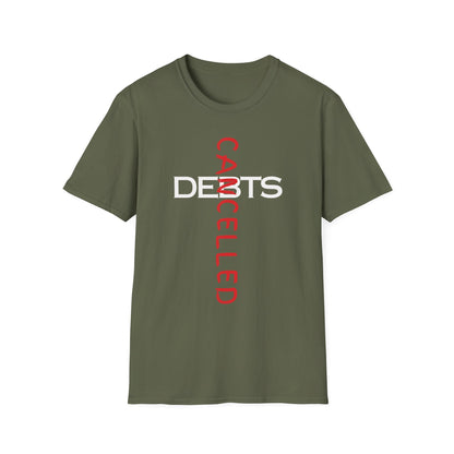 Cancelled DEBTS Cross T-Shirt