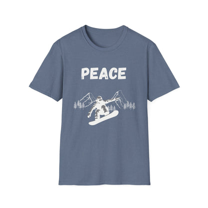 Peace—Snowboarding T-Shirt