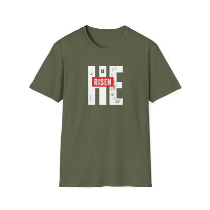 He Is Risen (block) T-Shirt