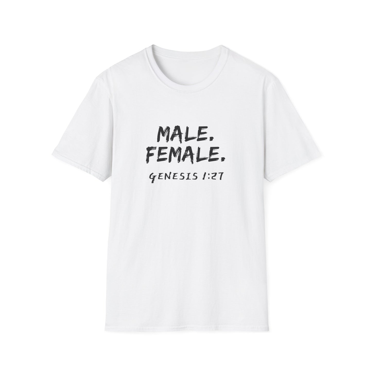 Male Female Genesis 1:27 T-Shirt