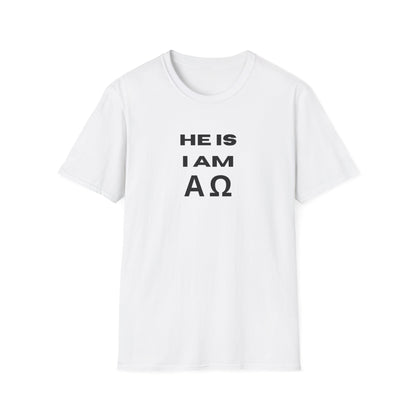 He Is I AM Alpha Omega T-Shirt