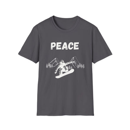 Peace—Snowboarding T-Shirt