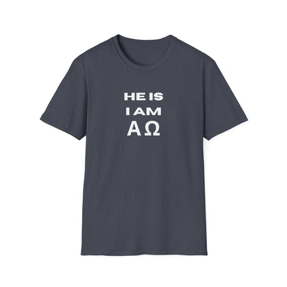 He Is I AM Alpha Omega T-Shirt