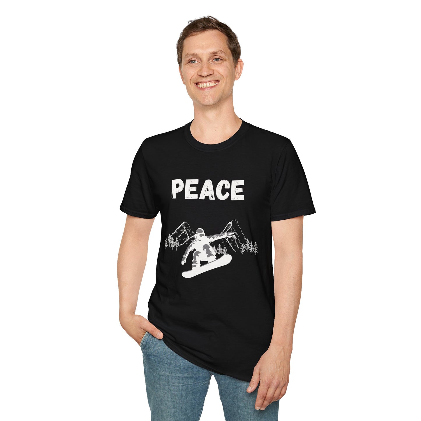 Peace—Snowboarding T-Shirt