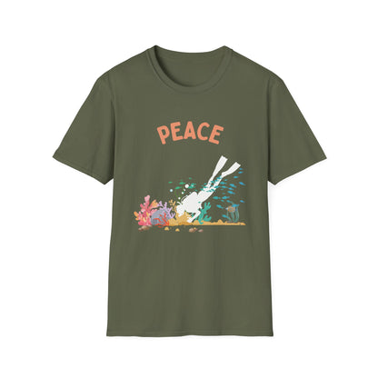 Peace—Scuba Diving (color )T-Shirt