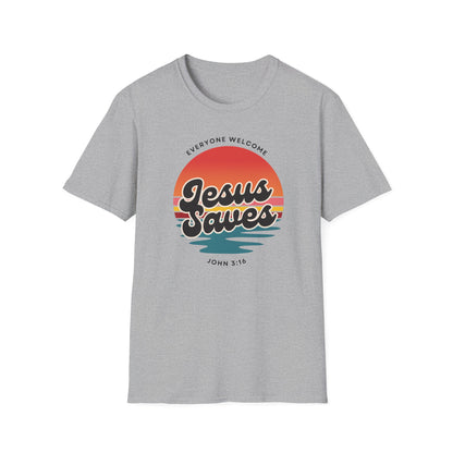 Jesus Saves Retro v2 T-Shirt