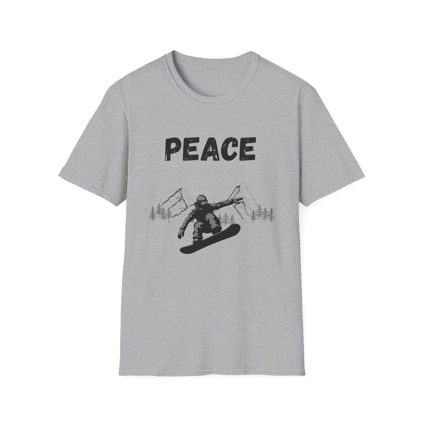 Peace—Snowboarding T-Shirt