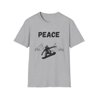 Peace—Snowboarding T-Shirt
