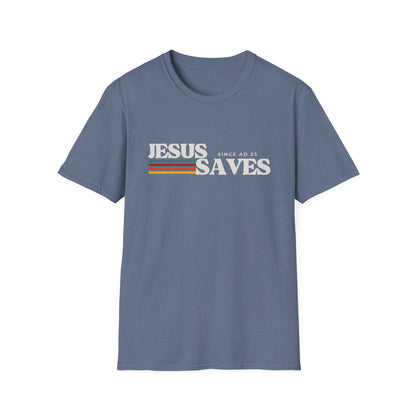 Jesus Saves Retro T-Shirt