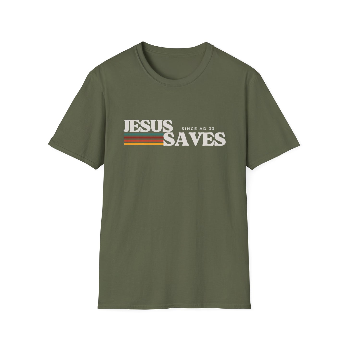 Jesus Saves Retro T-Shirt